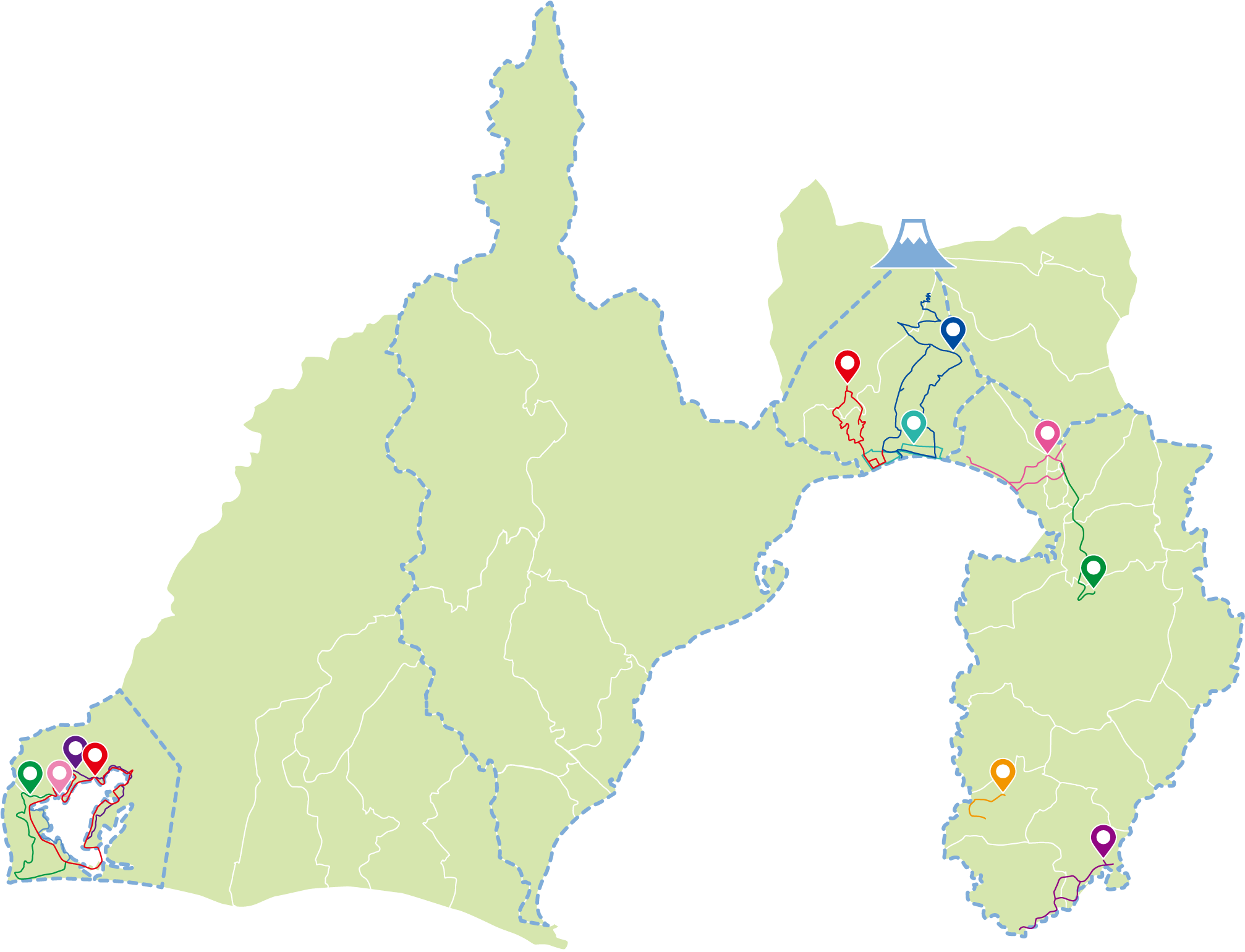 静岡県マップ